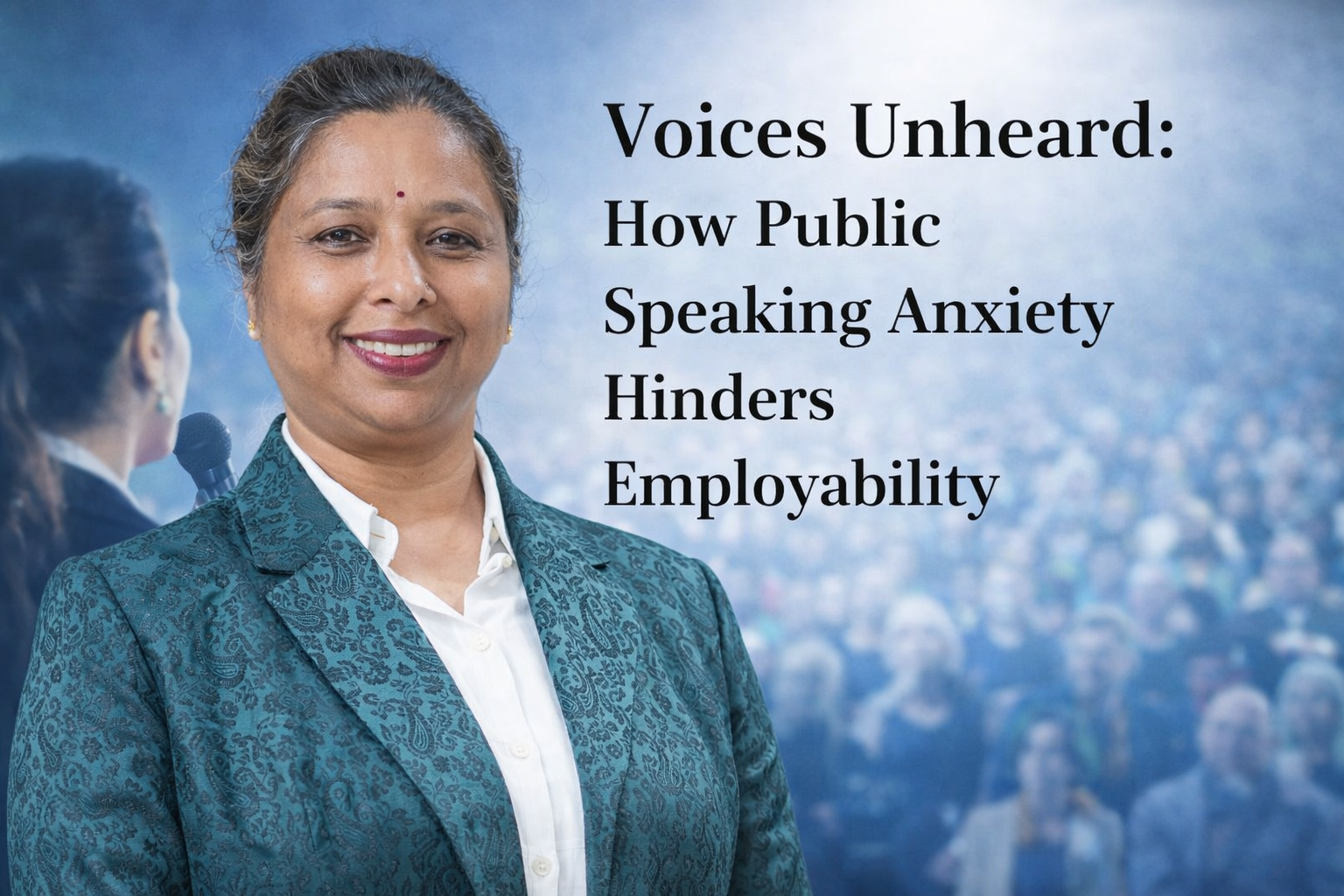 Read more about the article Voices Unheard: How Public Speaking Anxiety Hinders Employability